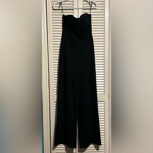 Love By Design Black Sleeveless Jumpsuit with Belted Waist